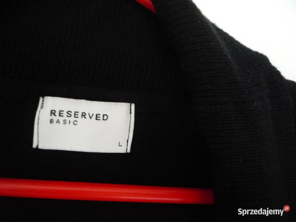 Reserved 40L Czarny kardigan Sweter Narzutka Szczecin