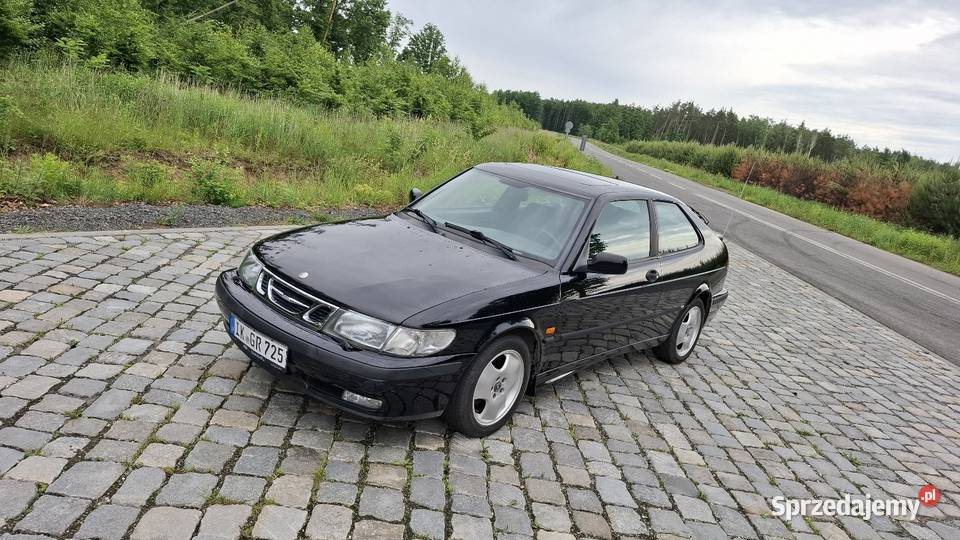 Saab 93 20 turbo 205 Automat czarny Polska Nowa Wieś