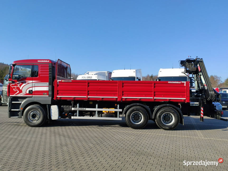 MAN Man 26440 6x4 HDS HIAB 166 B3 DUO Wywrotka Euro3 Widełki