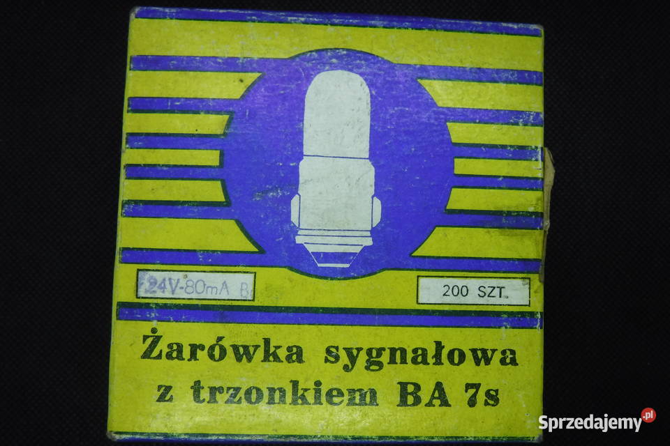 Ba7s 24V 80 mA Żarówka sygnałowa z trzonkiem ciężarowe Oświetlenie Motoryzacja mazowieckie