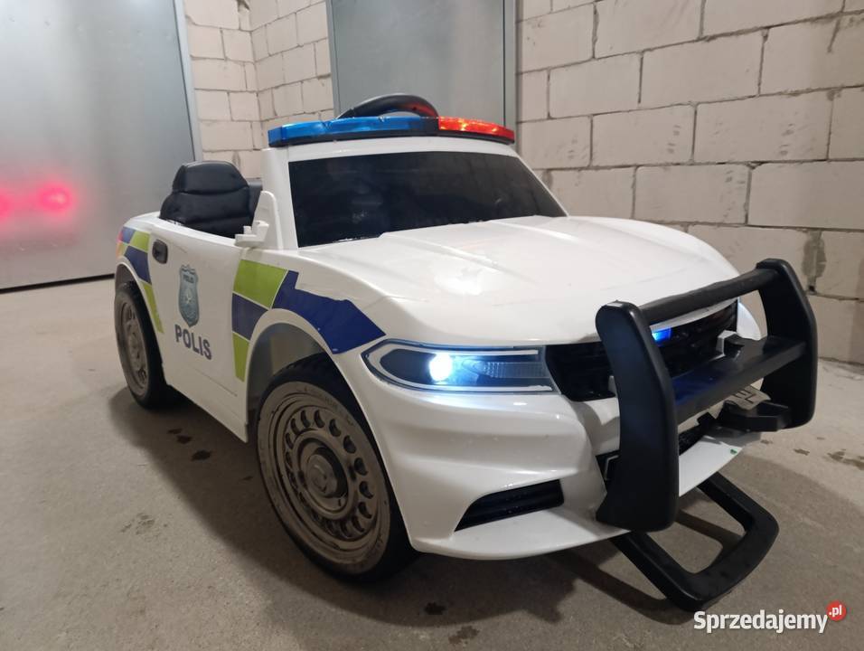 Samochód elektryczny Policja dziecięcy 2 osoby Suwałki