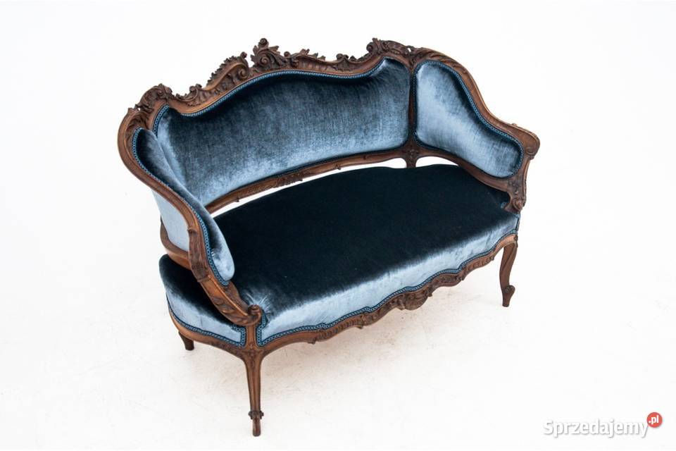 Zabytkowa sofa Francja koniec XIX wieku Chorzów