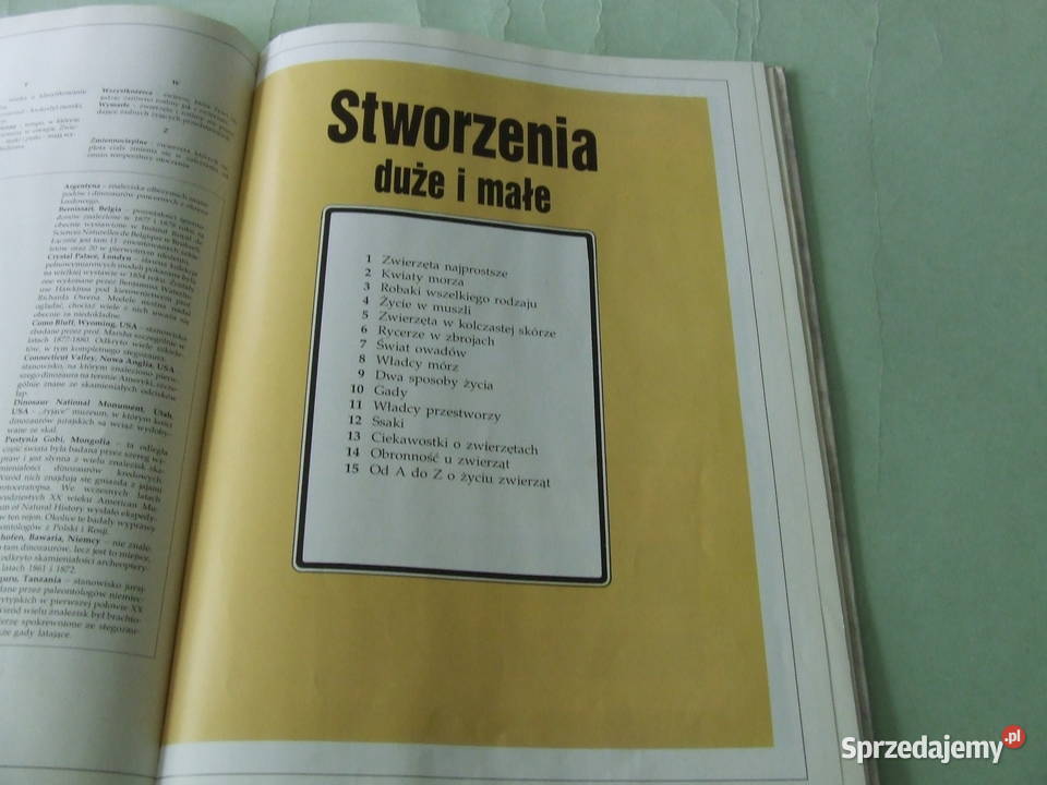 Dinozaury i inne stworzenia Atlas świata Oborniki Śląskie