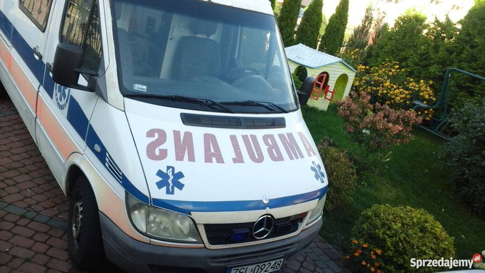 ambulans karetka mercedes sprinter 313 cdi Biskupiec-Kolonia Druga