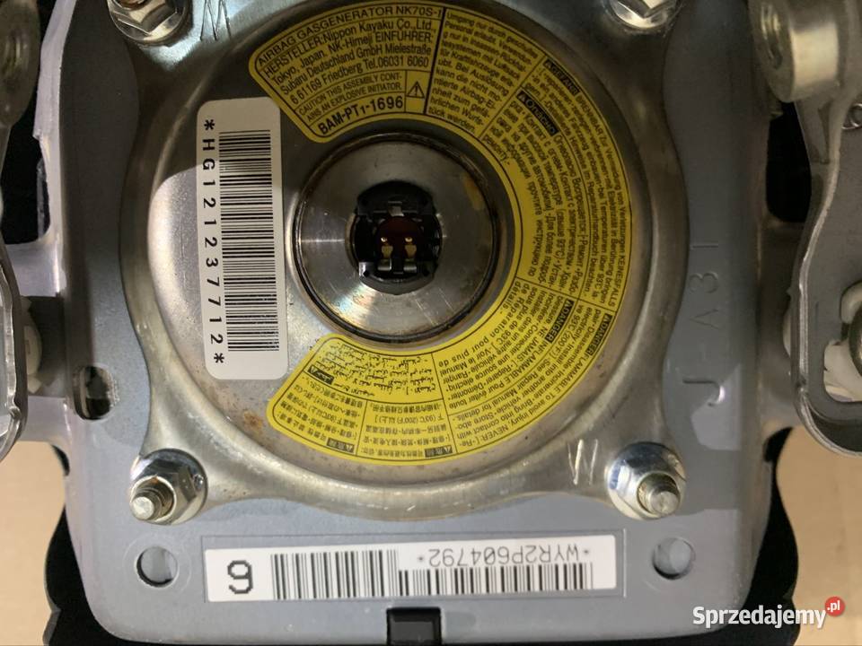 Airbag poduszka powietrzna kierownicy Subaru Poduszki powietrzne Szczecin