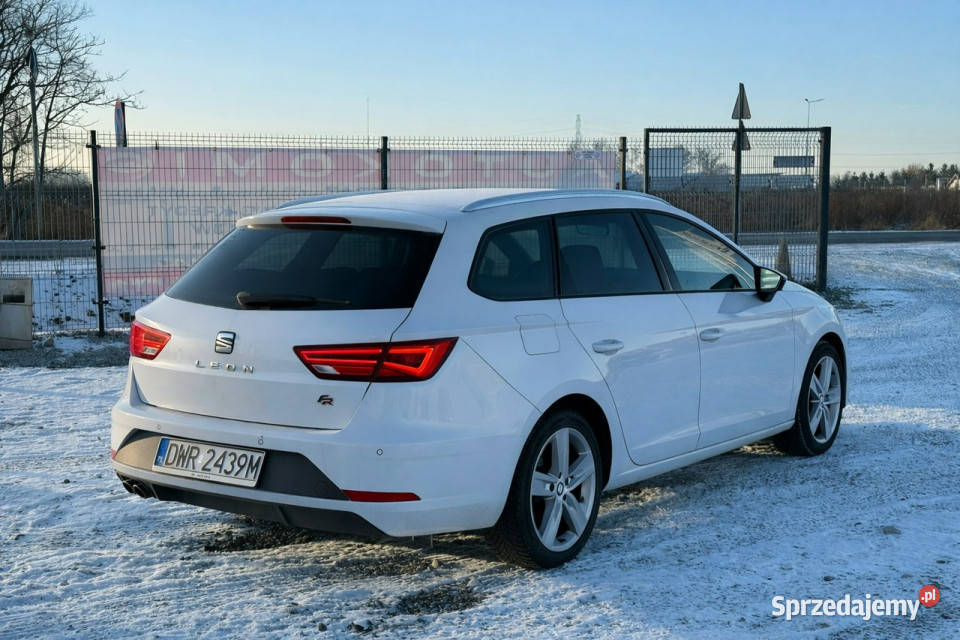 Seat Leon 20 TDi 150 2017 FR serwisowany kamera kurtyny powietrzne