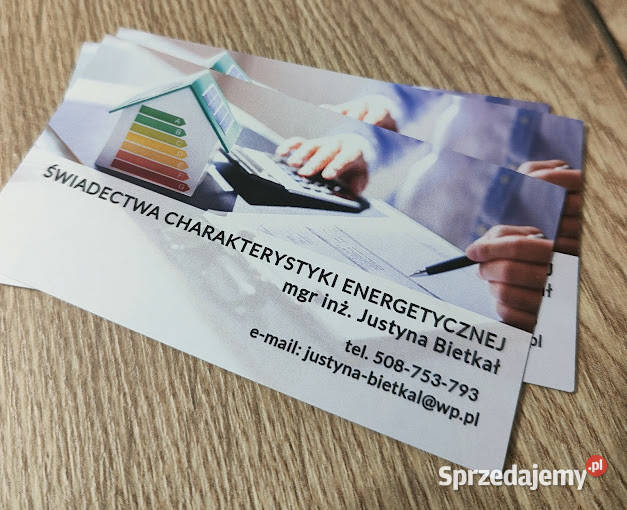 ŚWIADECTWA CHARAKTERYSTYKI ENERGETYCZNEJ