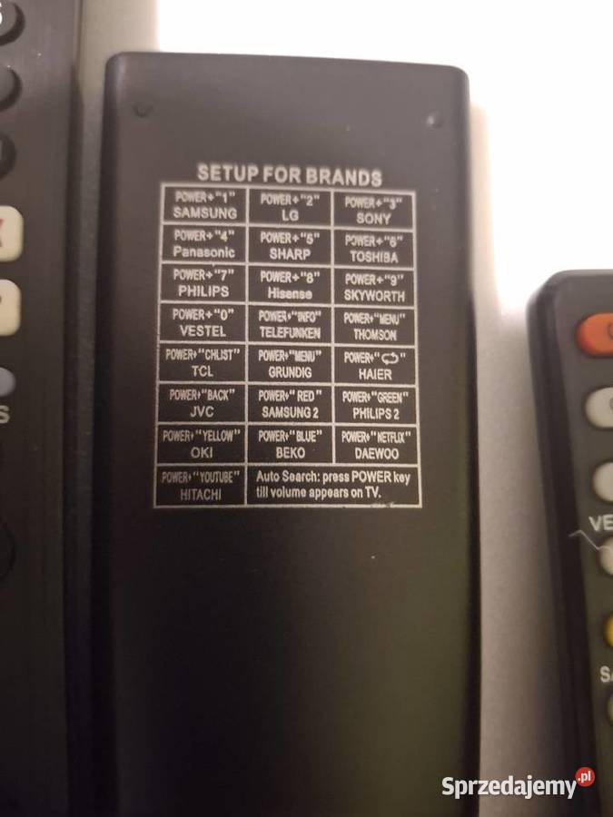 Pilot do telewizora Sony android Piloty