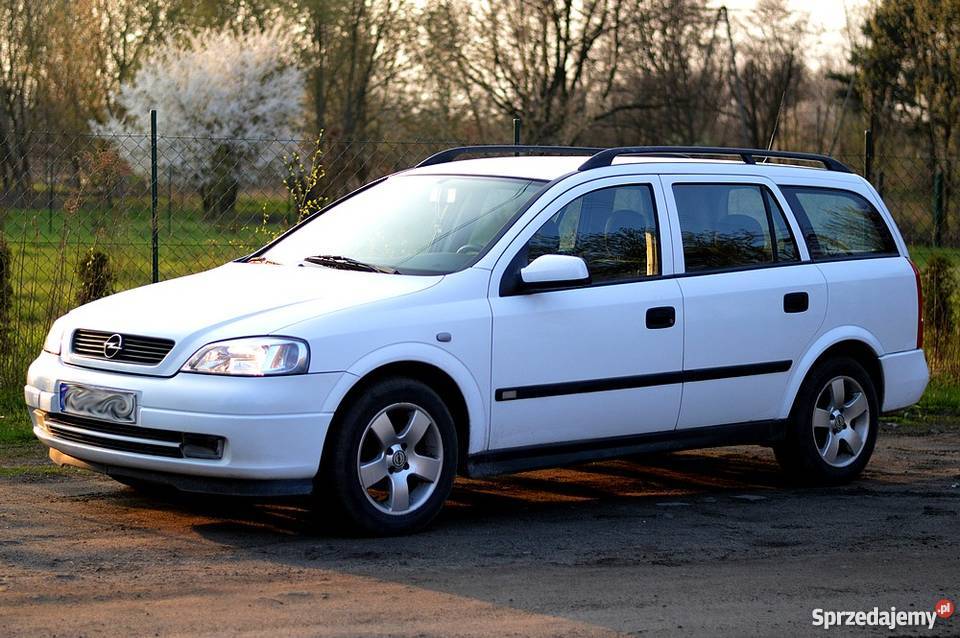 Opel Astra Kombi LPG Butla ważna do 2023r biały Łódź