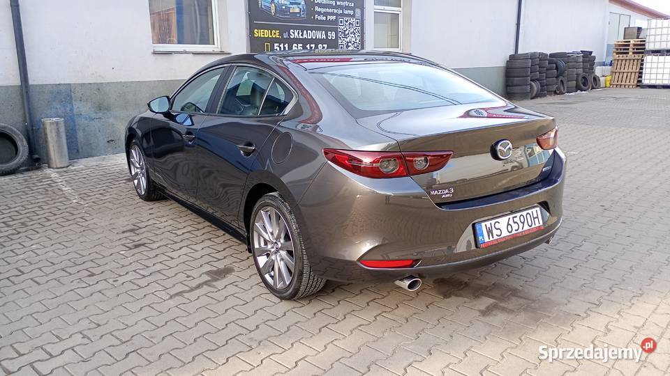 Sprzedam Mazdę 3 sedan 25 benzyna AWD 2021r Rok produkcji 2021 Siedlce