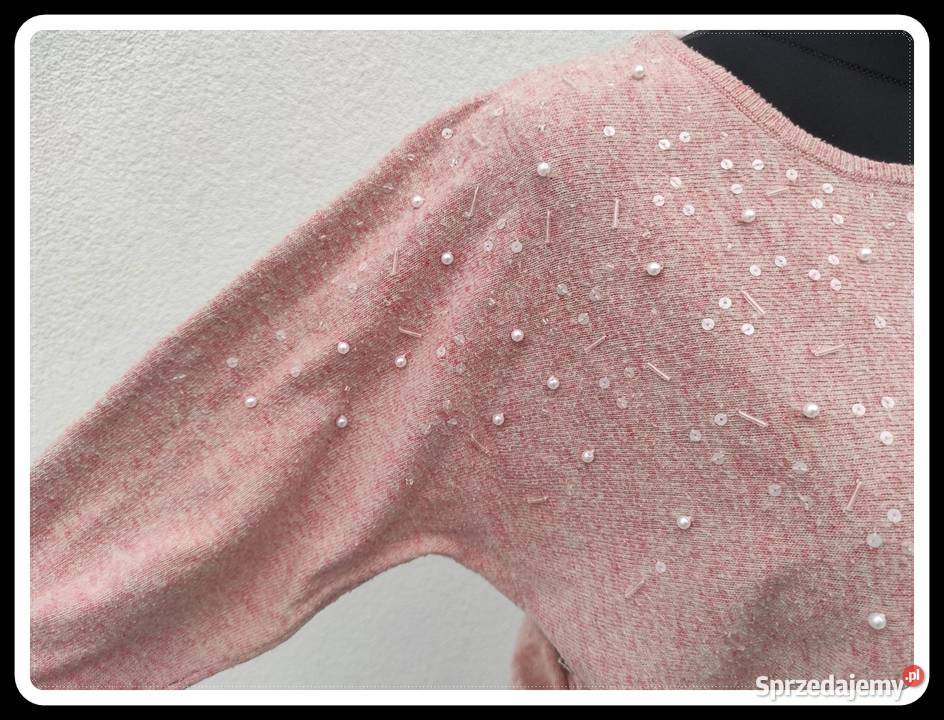 Pastelowy sweter z ozdobami George 40 L Swetry i golfy Płock sprzedam
