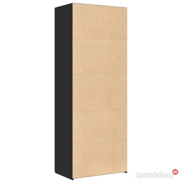Wysoka szafka czarna 70x425x185 materiał Pozostałe Warszawa