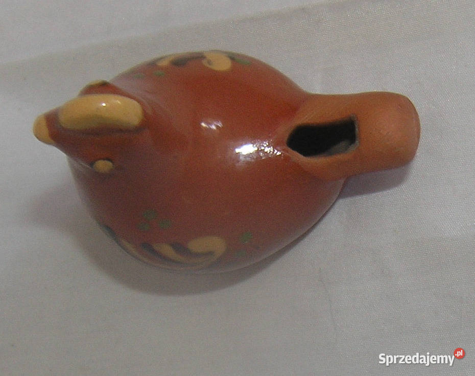kurka vintage gliniany ludowy gwizdekDdvin Bartków sprzedam