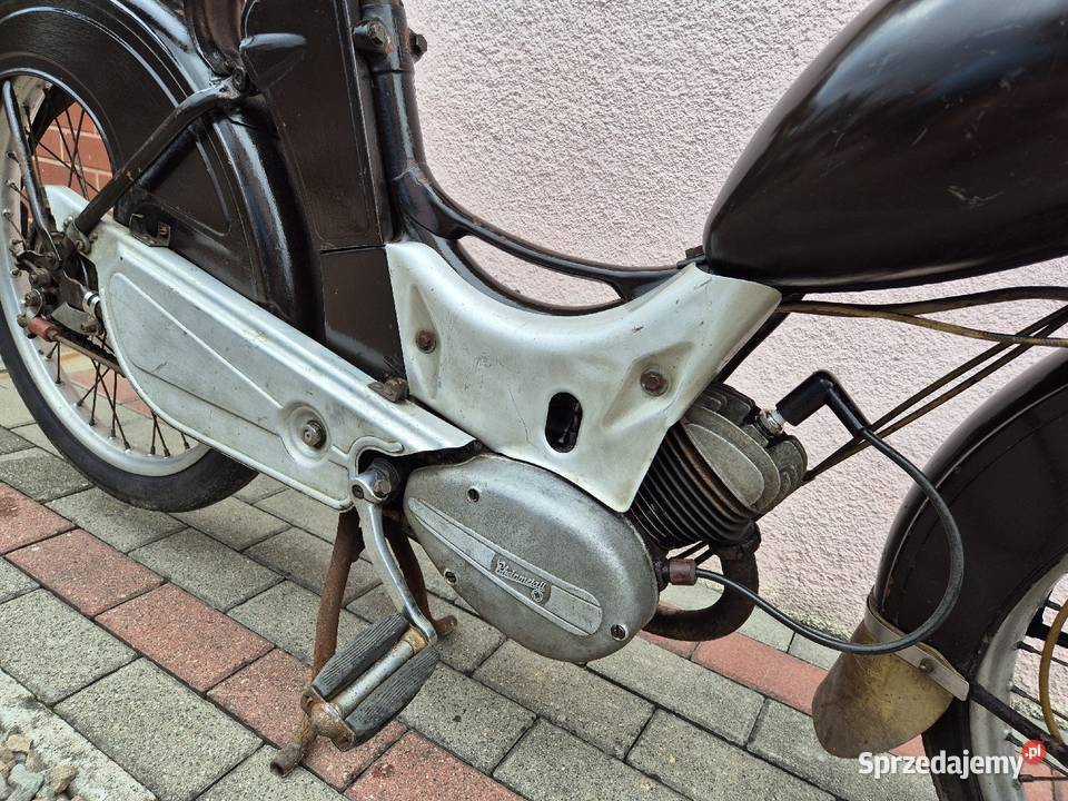 Simson SR2 Zarejestrowany na białe tablice 1959r uszkodzony Simson