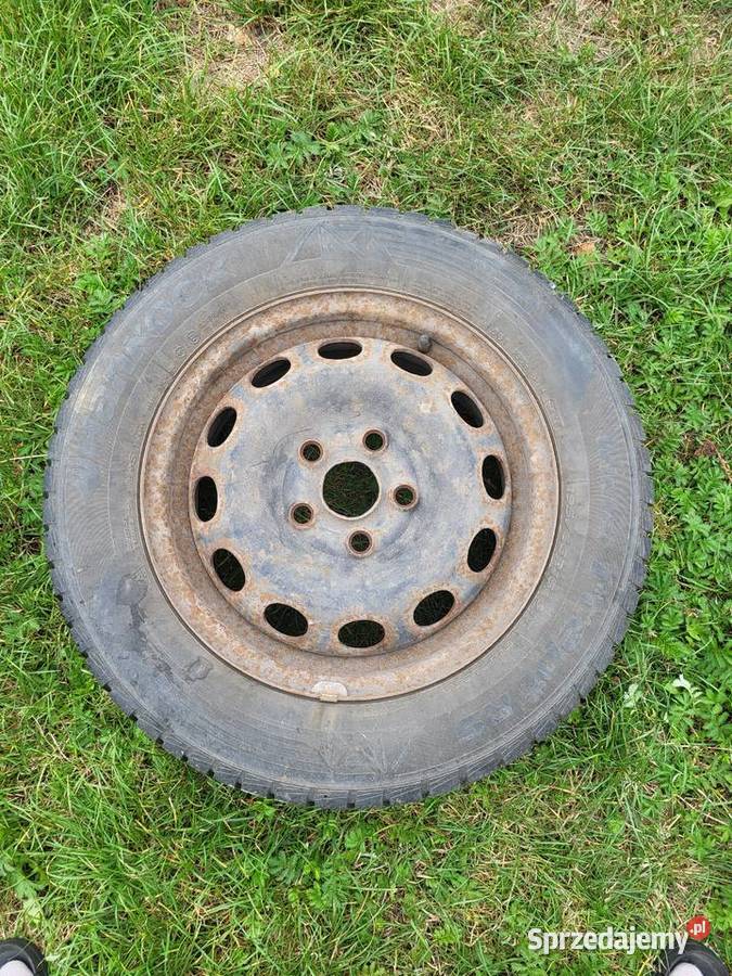 Opony zimowe z felgą HANKOOK 5x112 VW 4 kpl Tomaszów Lubelski