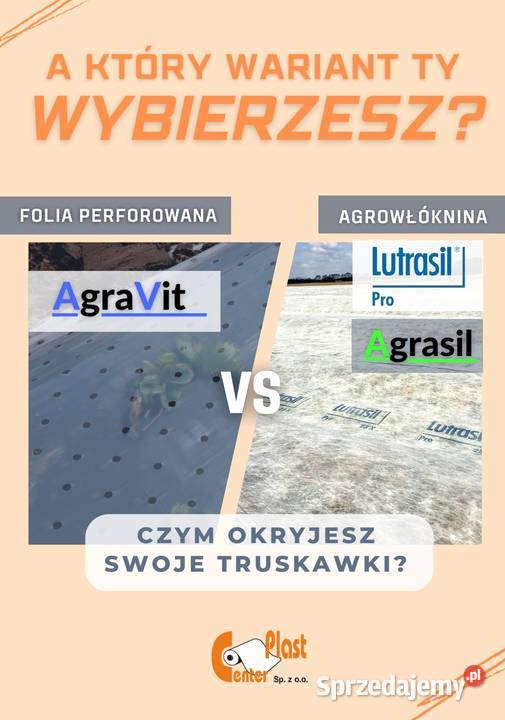 Folia perforowana AGRAVIT 85 X 100 ogrodnicza opolskie Brzeziny