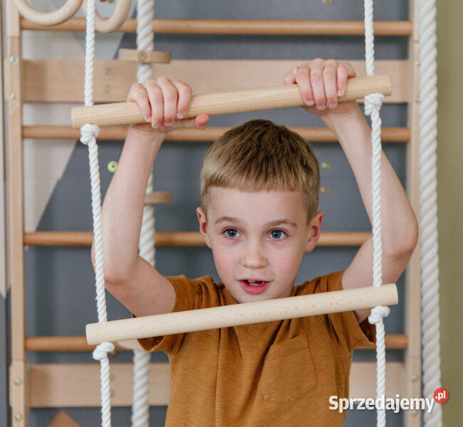 drabinka linowa Skandiko drewno