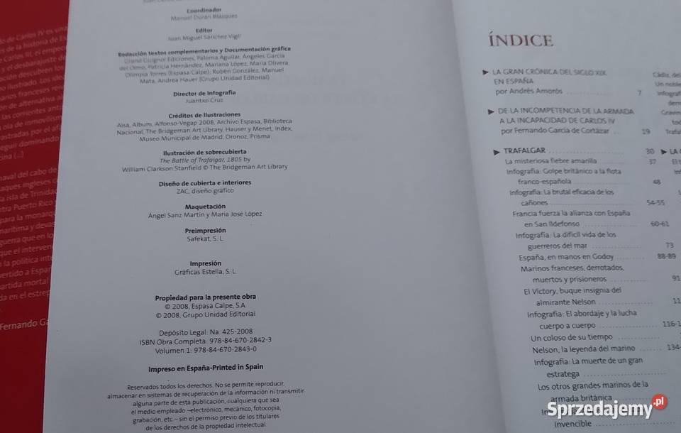 Trafalgar La corte de Carlos IV Benito Prez pomorskie