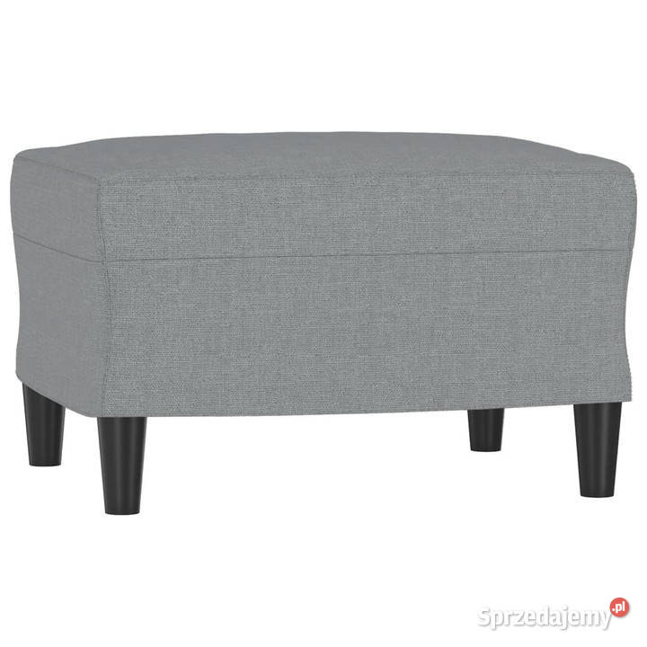 3osobowa sofa z podnóżkiem jasnoszara 180 Warszawa