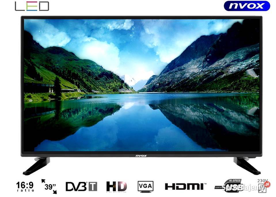 Telewizor LED 39 DVBT2 HDMI USB Monitor PC VGA podlaskie Białystok
