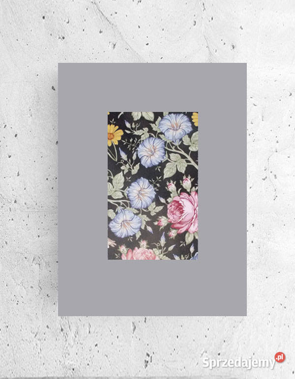 vintage plakat A4 kwiaty obrazek 21x30 retro wielokolorowy sprzedam