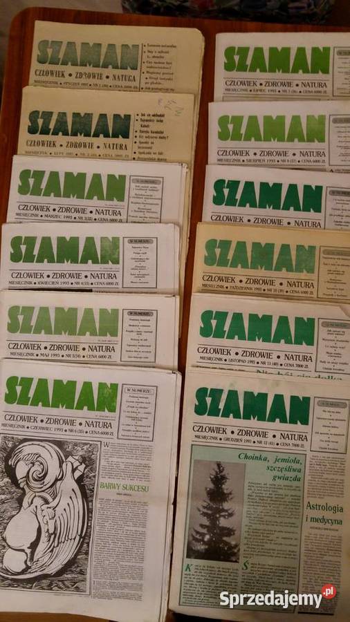 Czasopismo SZAMAN 1990 r różne 46