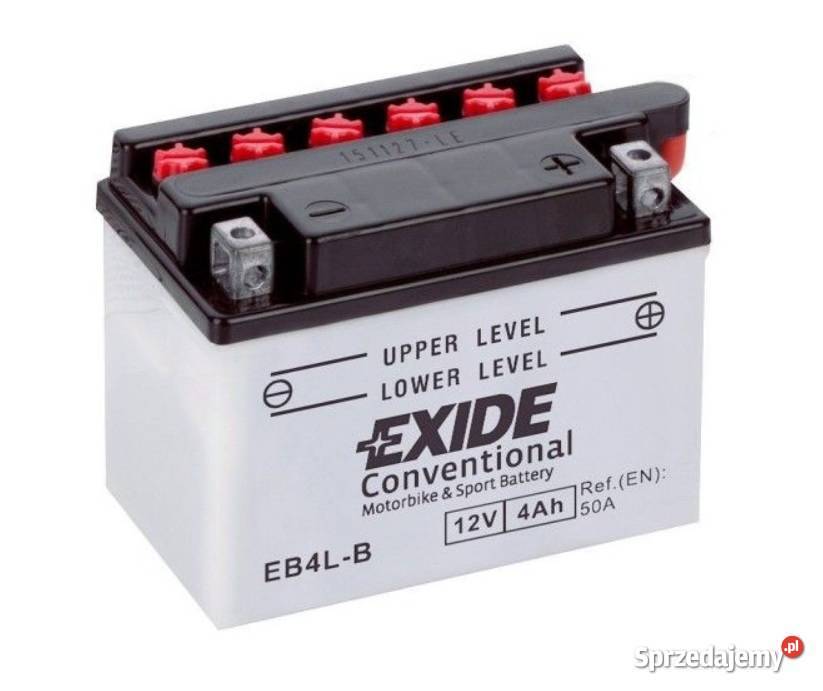Akumulator motocyklowy EXIDE EB4LB YB4LB 12V 4Ah
