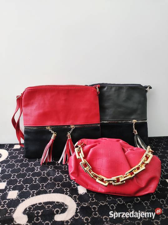 PROMOCJAPiękne torebki z eko skórkiCzerwony i Warszawa