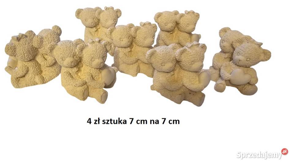 Miś gipsowy rodzinka misia Wrocław