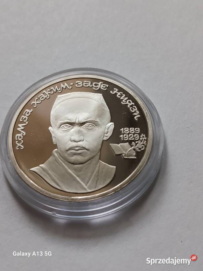 1 Rubel ZSRR Hamza Hakim Niyazi 1989 mennicze Konin