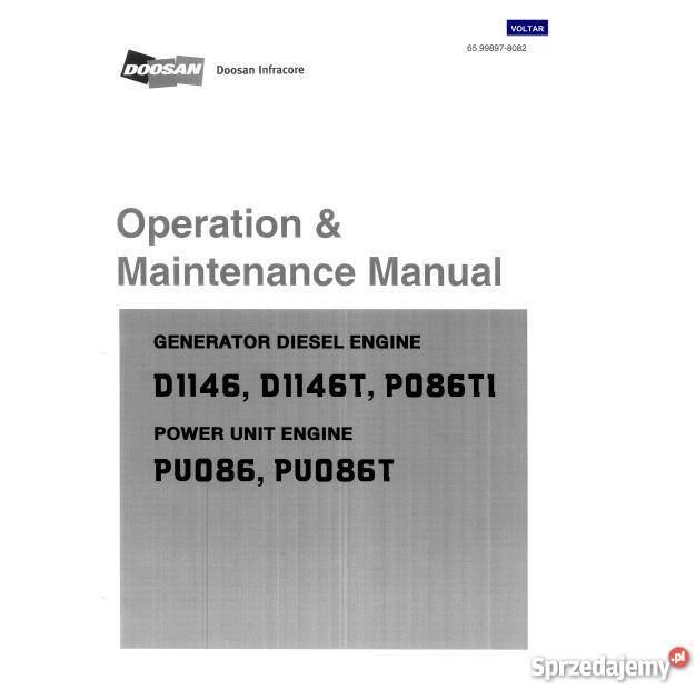 Doosan silnik D1146 D1146T 86TL PU86 PU086T Kielce