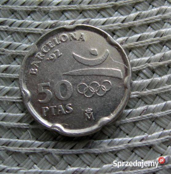 Hiszpania 50 Peset 1992r Logo Olimpijskie Kalisz sprzedam