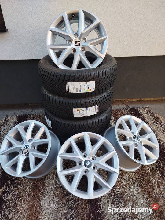 A133 KOŁA ALUFELGI Nowe OPONY ZIMOWE 5x112 16 śląskie Bąków