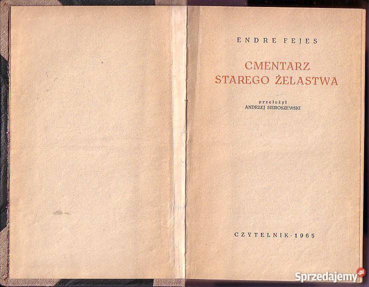 6541 CMENTARZ STAREGO ŻELASTWA ENDRE FEJES Czyrna