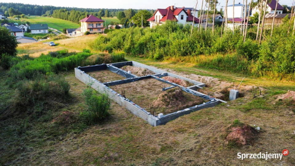Piękna działka 1249m2 z rozpoczętą budową domu budowlana