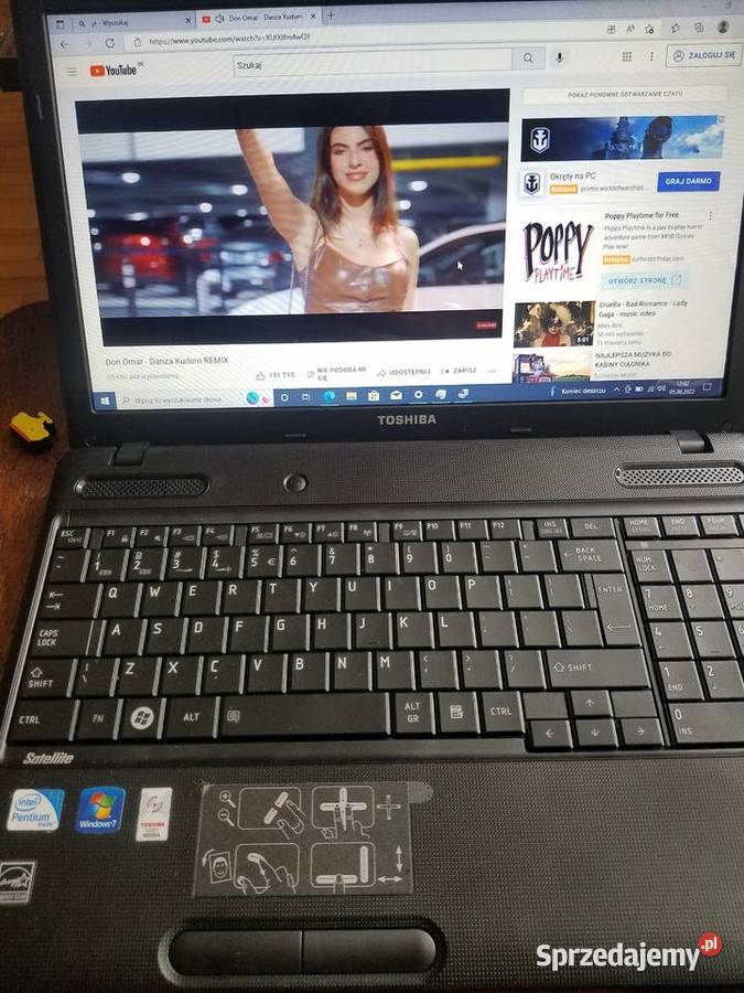 Laptop Toshiba Satellite C660 4 GB 320 GB Rymanów