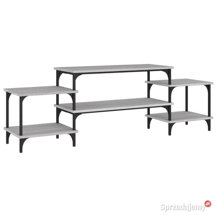 Szafka pod TV szary dąb sonoma 157x35x52 RTV Warszawa