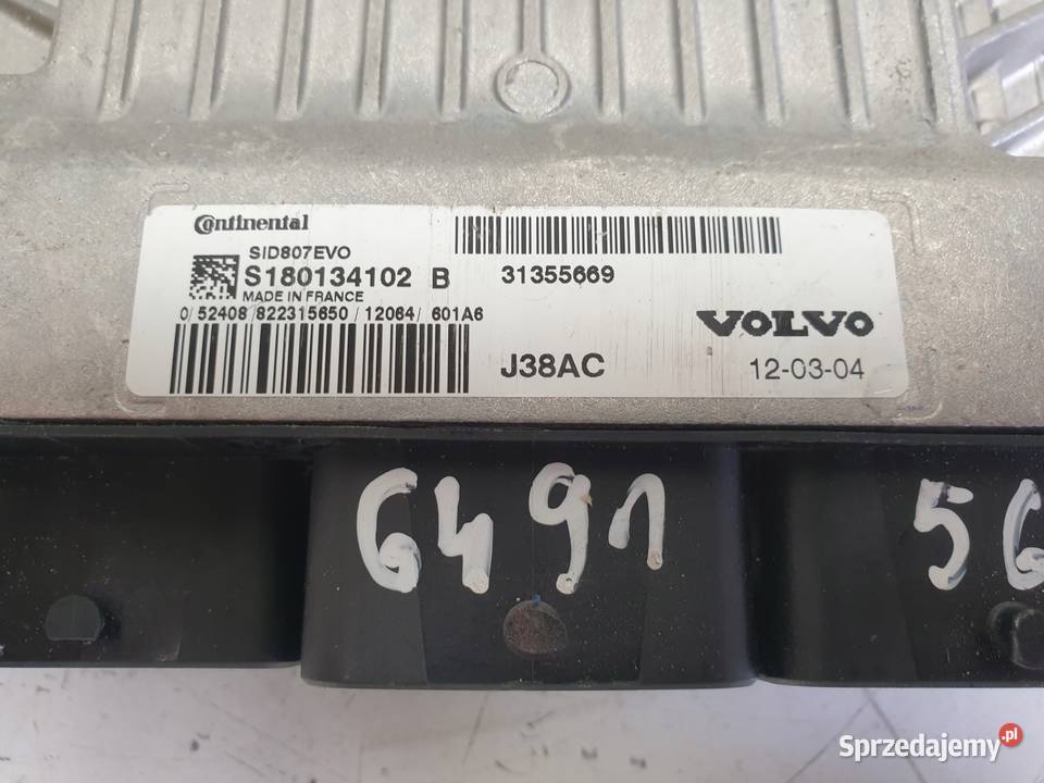 Volvo S60 II 16 D2 STEROWNIK SILNIKA komputer Chełm sprzedam