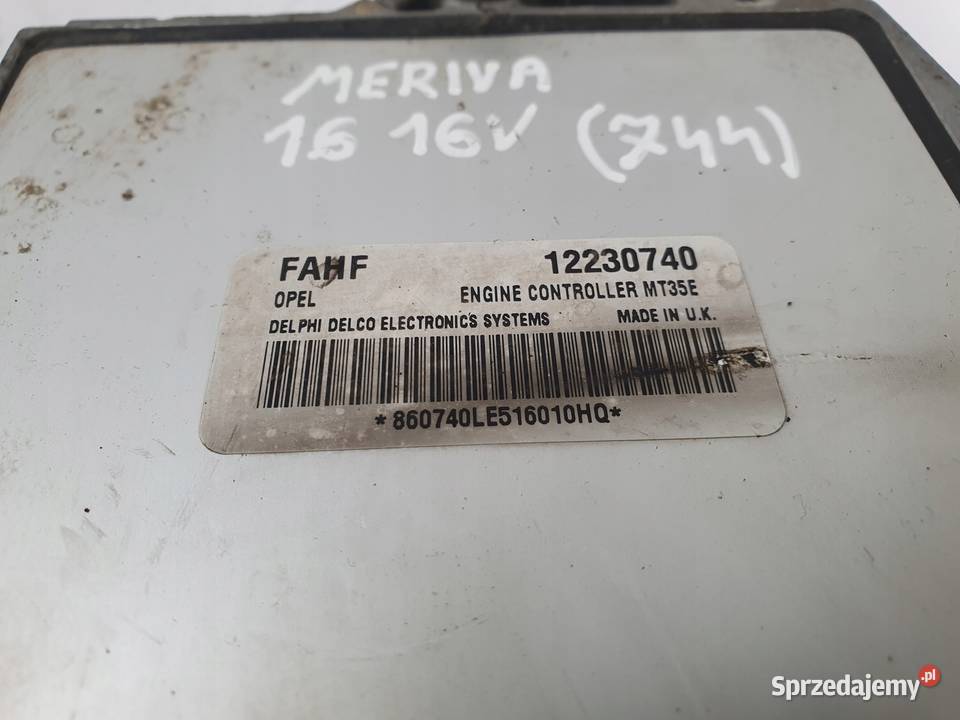 STEROWNIK SILNIKA komputer Opel Astra III H 16 Chełm