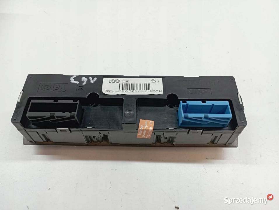 PANEL NAWIEWU 13138198 Opel Signum I 20032008 Panele sterowania, przełączniki sprzedam