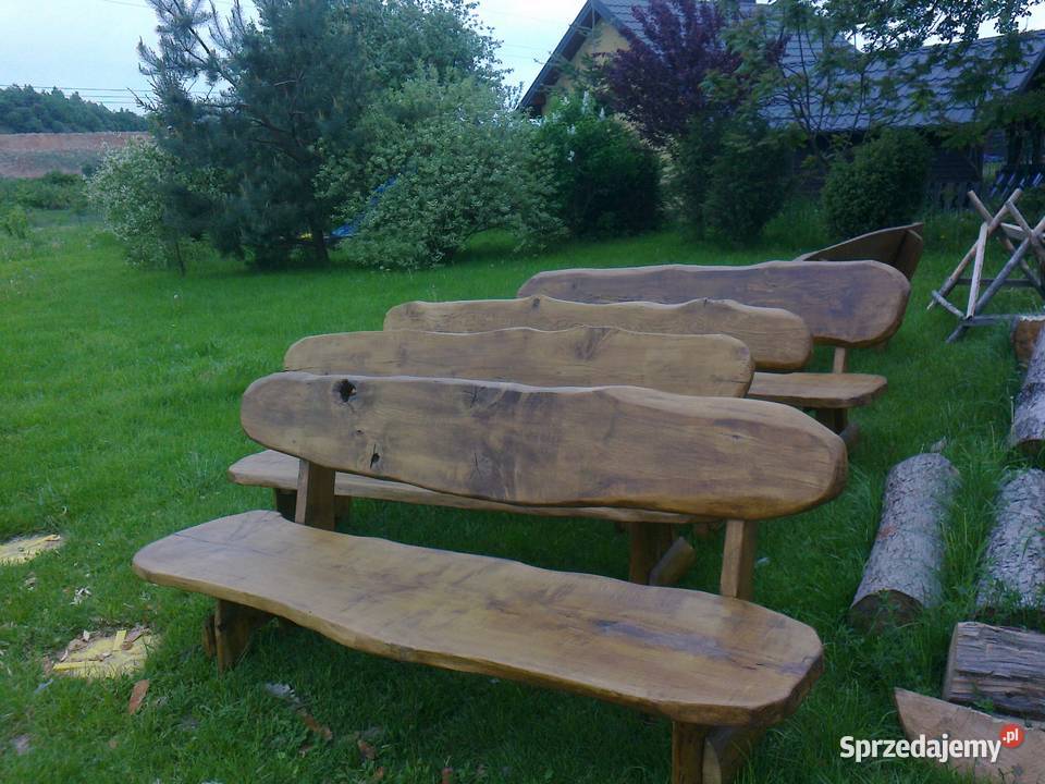 Ławki ogrodowe dębowe Kielce