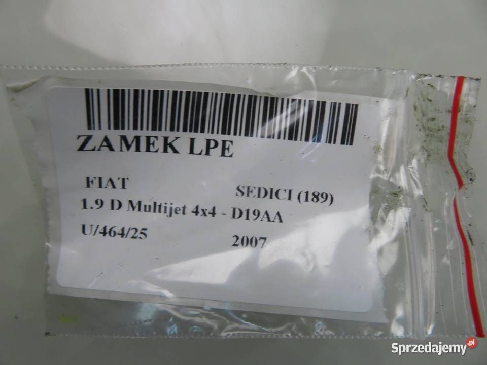 ZAMEK LEWY PRZEDNI FIAT SEDICI 8 PIN sprzedam