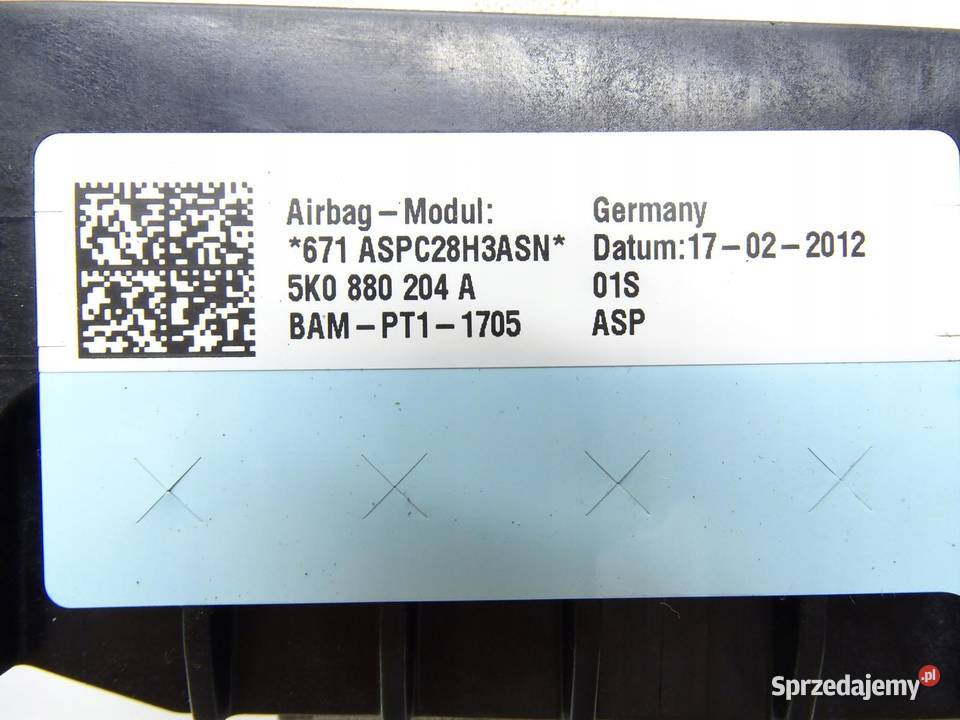 PODUSZKA POWIETRZNA AIRBAG PASAŻERA VW TIGUAN I sprzedam