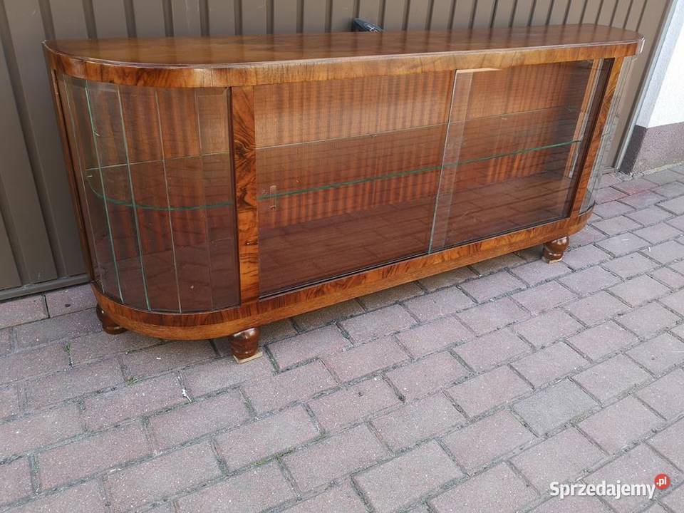 Komoda ARTDECO Orzech Niska RTV 158 Stara Antyk