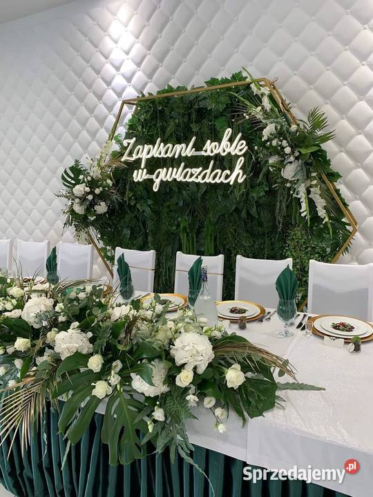 Napis ledowy neon Zapisani sobie w gwiazdach Kłobuck