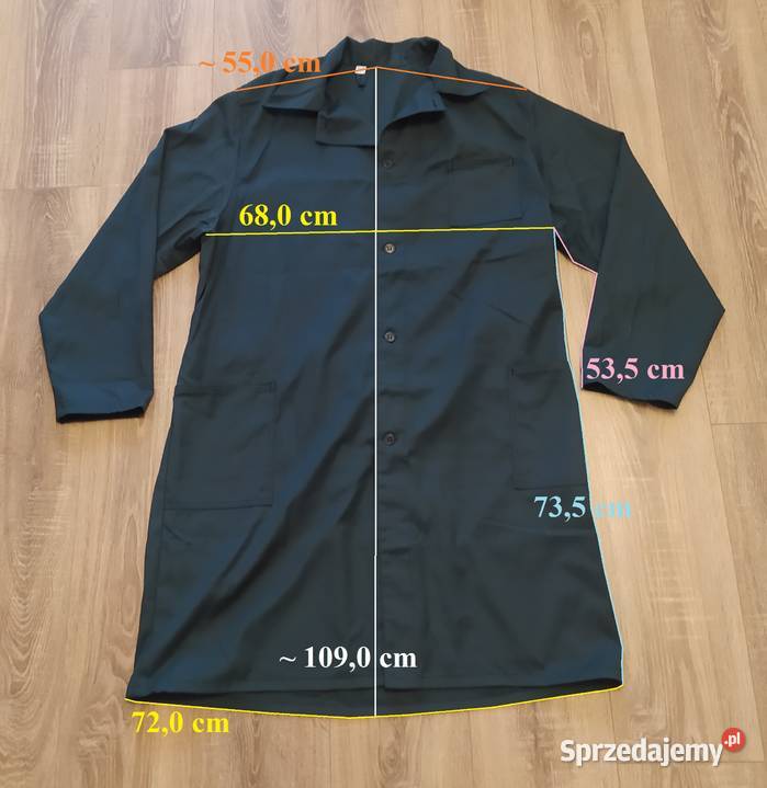 Fartuch męski ciemny zielony Pozostałe Hajnówka