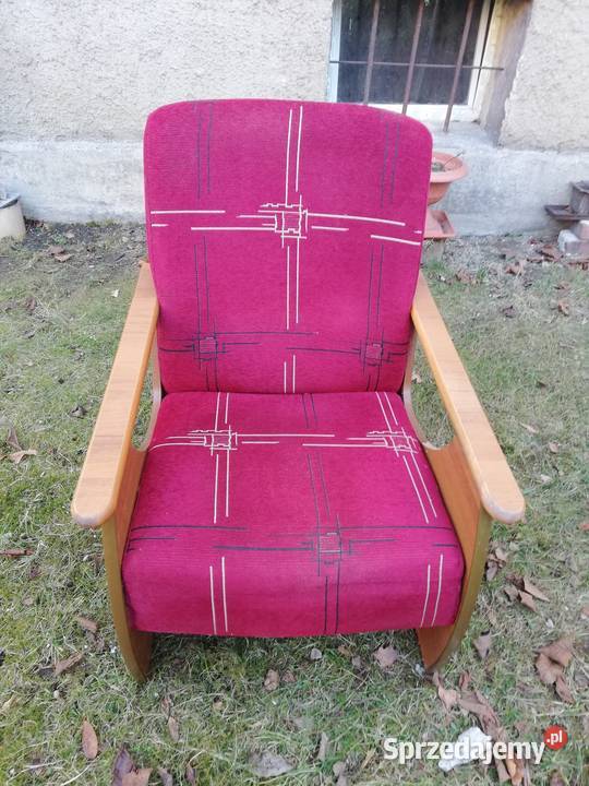 fotel przełom lat 50dziesiątych Jelenia Góra