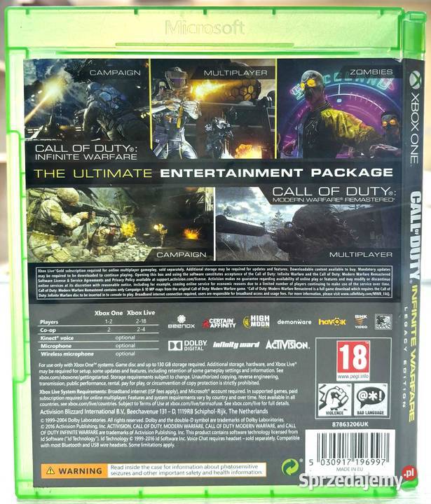 Call of duty Infinite warfare legacy edition Elbląg sprzedam