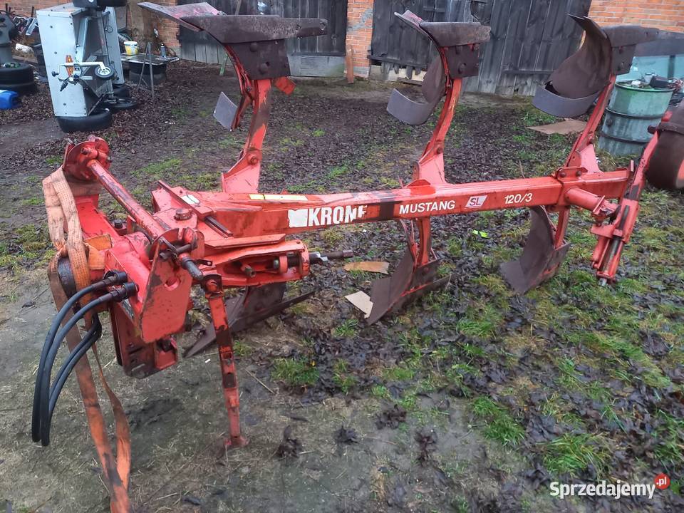 Pługi 3 skibowe krone mustang120 Pozostałe Czeberaki