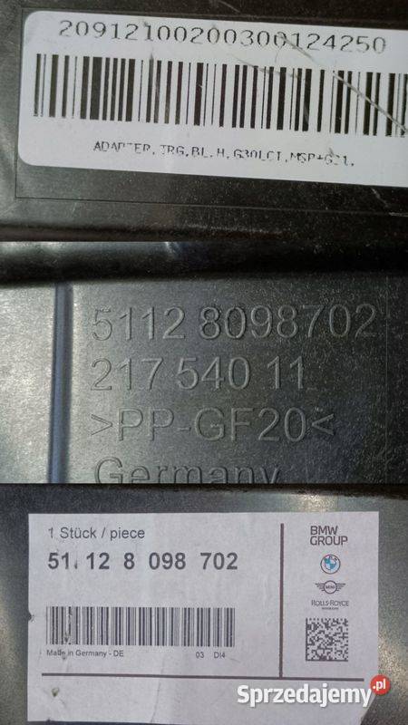 BMW 5 G30 G31 LCI MSP WZMOCNIENIE MOCOWANIE Pleszew